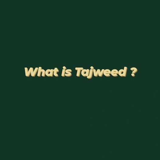 What is tajweed..? #YIQ